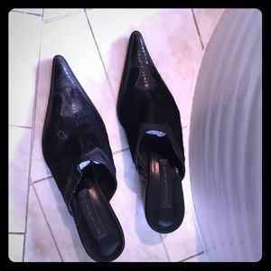 Steve Madden animal print mules